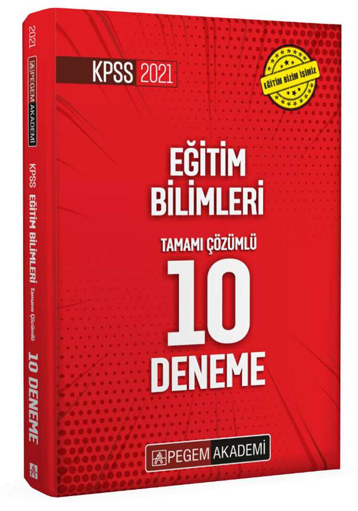 2021 KPSS Eğitim Bilimleri Tamamı Çözümlü 10 Deneme