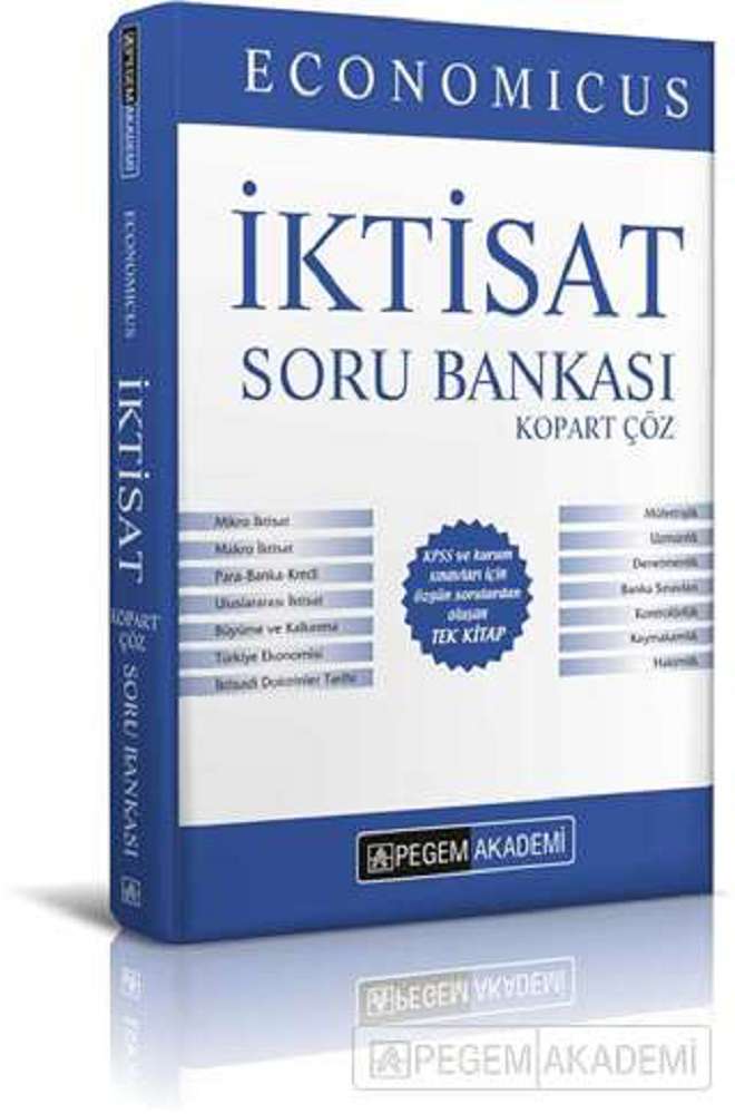 2019 KPSS A Grubu Economicus İktisat Kopart Çöz Soru Bankası