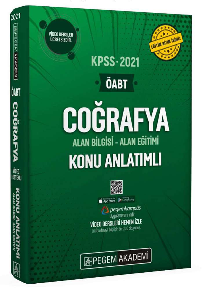 2022 KPSS ÖABT Coğrafya Video Destekli Konu Anlatımlı