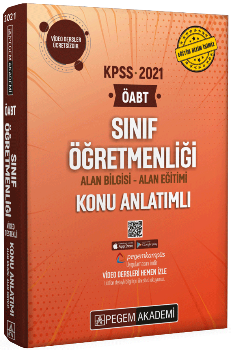 2021 KPSS ÖABT Sınıf Öğretmenliği Video Destekli Konu Anlatımlı Modüler Set - 7 Kitap