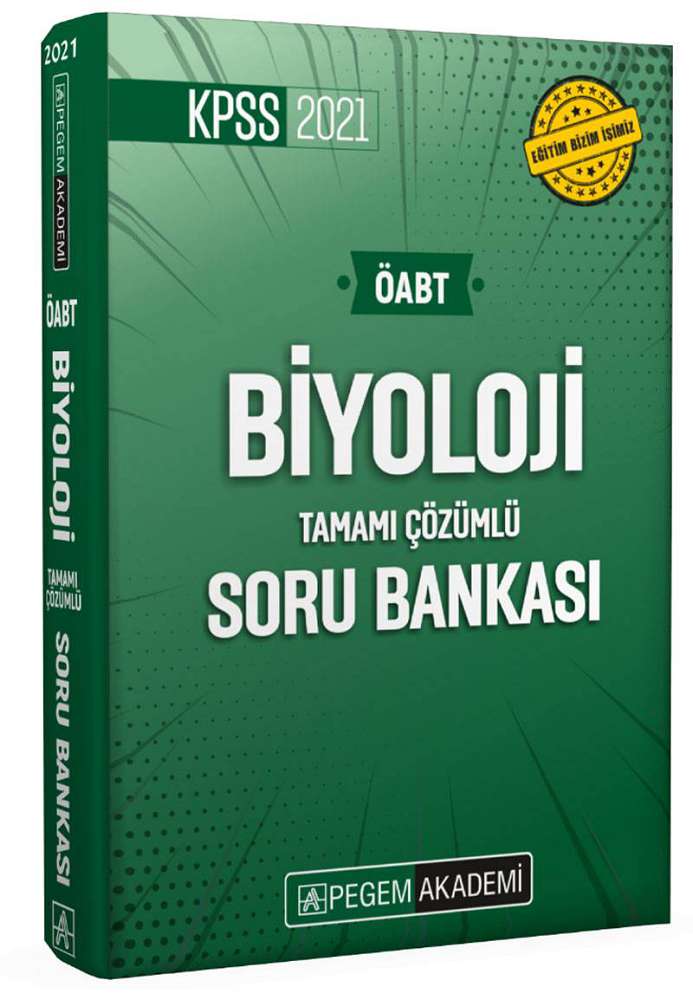 2021 KPSS ÖABT Biyoloji Tamamı Çözümlü Soru Bankası