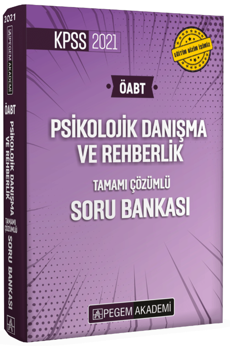 2022 KPSS ÖABT PDR (Psikolojik Danışma ve Rehberliği) Tamamı Çözümlü Soru Bankası