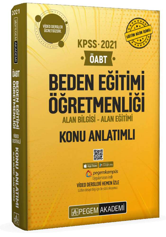 2021 ÖABT Beden Eğitimi Öğretmenliği Konu Anlatımlı