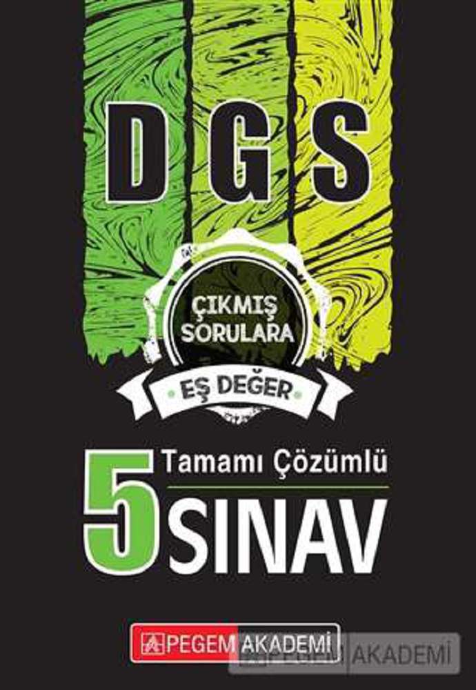 2019 DGS Tamamı Çözümlü 5 Sınav