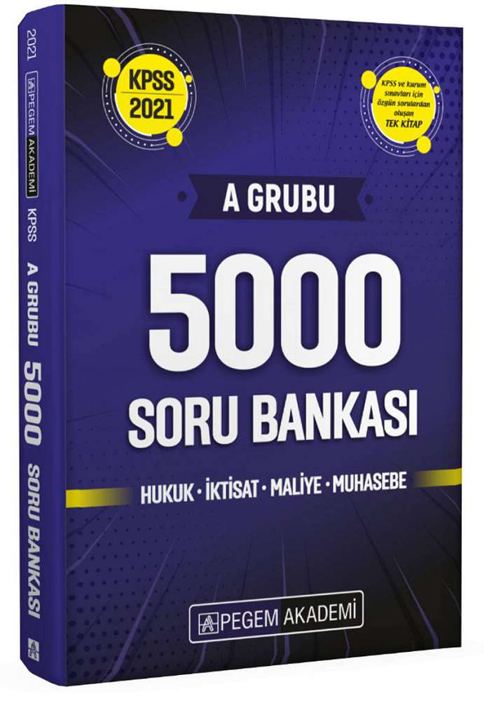 2021 KPSS A Grubu 5000 Soru Bankası