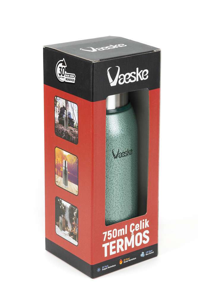 Vaeske Çelik Termos 750Ml Yeşil