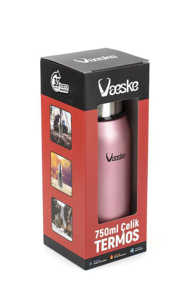 Vaeske Çelik Termos 750Ml Pembe